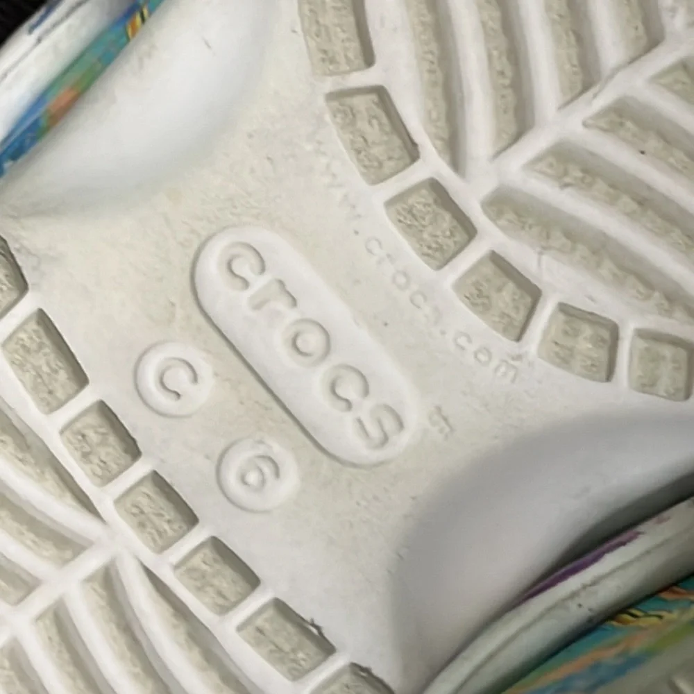 Croc solar rainbow clog toddler 6